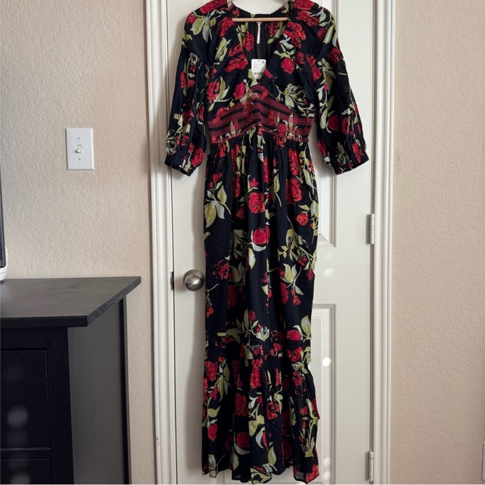 NWT Free People Golden Hour Maxi Dress Size XS - Picture 2 of 3